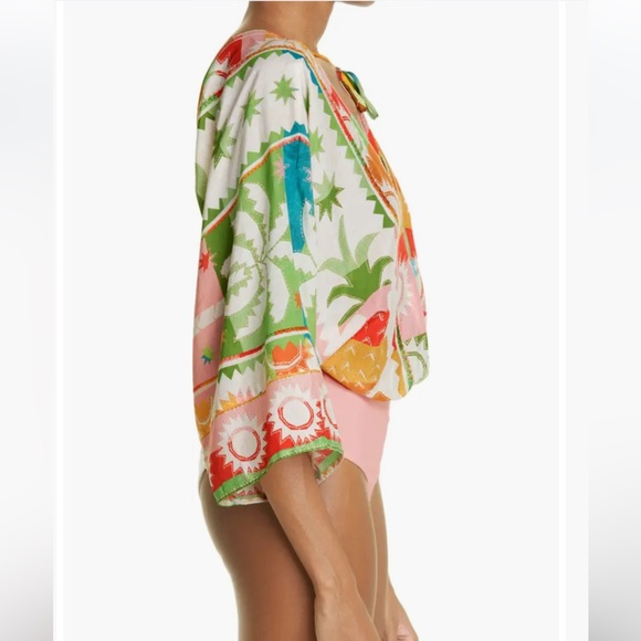 🌸NEW FARM RIO RAINBOW SUNSET BODYSUIT L - Picture 4 of 8